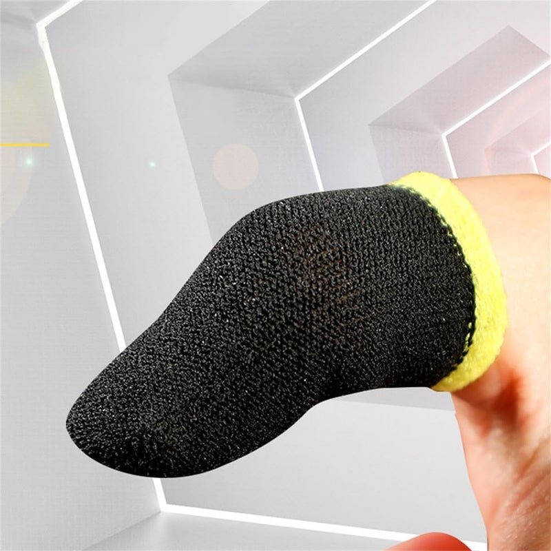 EYAKEG Mobile Phone Gaming Finger Sleeves, Gamer Thumb Protector/Stabilizer/Compression Support Sleeve, Game Hand Controller Gloves/Cover/Wrap, Durable Fiber/Breathable/Sweatproof, 10 Pcs - Image 5